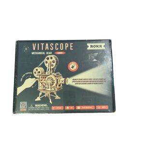 ROKR Vitascope LK601 3D Wooden Film Projector Puzzle New Sealed 183pc